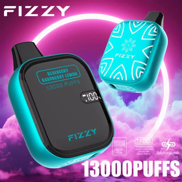 Fizzy Boom 13000 Puffs 2% 5% Перезаряджувана одноразова ручка для вейпів з низьким вмістом нікотину Купуйте оптом - RiftVape - 3