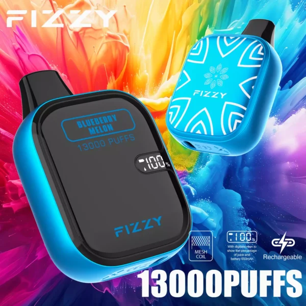 Fizzy Boom 13000 Puffs 2% 5% Перезаряджувана одноразова ручка для електронних сигарет з низьким вмістом нікотину Купуйте оптом - RiftVape - 4