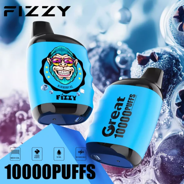 Fizzy Great 10000 Puffs 2% 5% Vapes desechables recargables con bajo nivel de nicotina Compra a granel al por mayor - RiftVape - 3