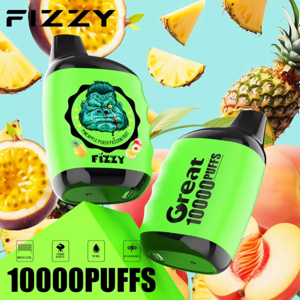 Fizzy Great 10000 Puffs 2% 5% Vapes desechables recargables con bajo nivel de nicotina Compra a granel al por mayor - RiftVape - 4