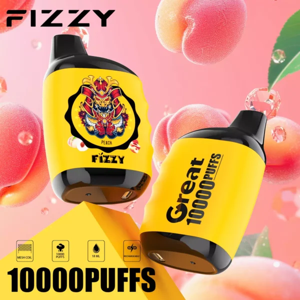 Fizzy Great 10000 Puffs 2% 5% Vapes desechables recargables con bajo contenido de nicotina Pluma Compra a granel al por mayor - RiftVape - 6