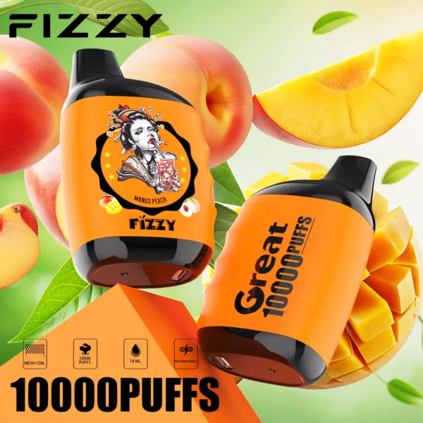 Fizzy Great 10000 Puffs 2% 5% Vapes desechables recargables con bajo nivel de nicotina Compra a granel al por mayor - RiftVape - 7