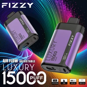 Fizzy Luxury 15000 Puffs 2% 5% Low Nicotine Rechargeable Disposable Vapes Pen Bulk Buy Wholesale - RiftVape - 8