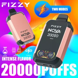 Fizzy Nova 20000 Puffs Dual Mesh 2% 5% Low Nicotine Rechargeable Disposable Vapes Pen Bulk Buy Wholesale - RiftVape - 9