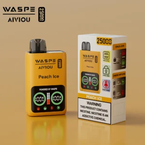 WASPE 25000 PUFFS Dual Mesh Box 0% 2% 5% Low Nicotine LED Display Rechargeable Disposable Vapes Pen Bulk Buy Wholesale - RiftVape - 14