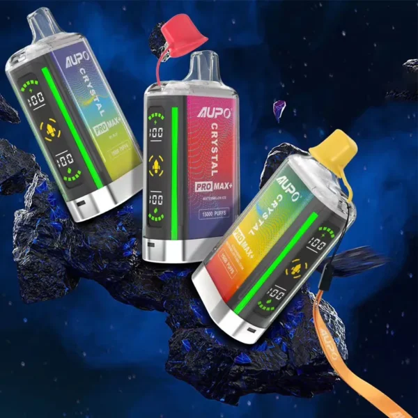 AUPO 15000 Puffs PRO MAX Crystal Dual Mesh 2% Low Nicotine Rechargeable Disposable Vapes Pen Bulk Buy Wholesale - RiftVape - 1