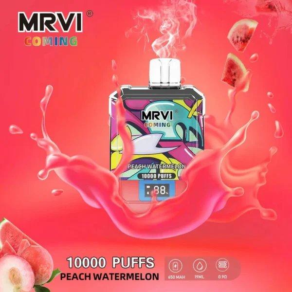 MRVI Coming 10000 Puffs Pantalla digital 2% 3% 5% Vapes desechables recargables con bajo contenido de nicotina Pluma Compra a granel al por mayor - RiftVape - 2