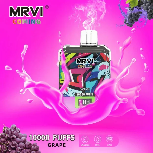 MRVI Coming 10000 Puffs Pantalla digital 2% 3% 5% Vapes desechables recargables con bajo contenido de nicotina Pluma Compra a granel al por mayor - RiftVape - 11