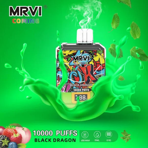 MRVI Coming 10000 Puffs Pantalla digital 2% 3% 5% Vapes desechables recargables con bajo contenido de nicotina Pluma Compra a granel al por mayor - RiftVape - 3