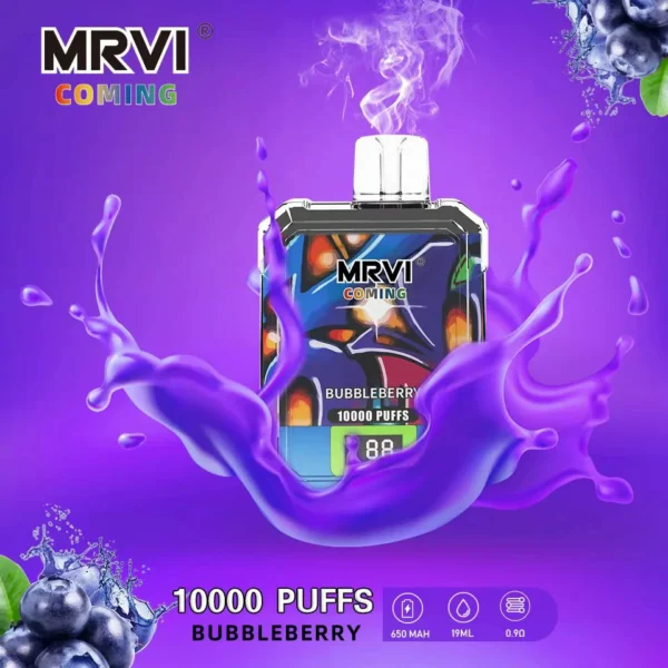 MRVI Coming 10000 Puffs Pantalla digital 2% 3% 5% Vapes desechables recargables con bajo contenido de nicotina Pluma Compra a granel al por mayor - RiftVape - 4