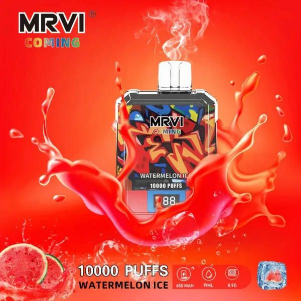 MRVI Coming 10000 Puffs Pantalla digital 2% 3% 5% Vapes desechables recargables con bajo contenido de nicotina Pluma Compra a granel al por mayor - RiftVape - 6