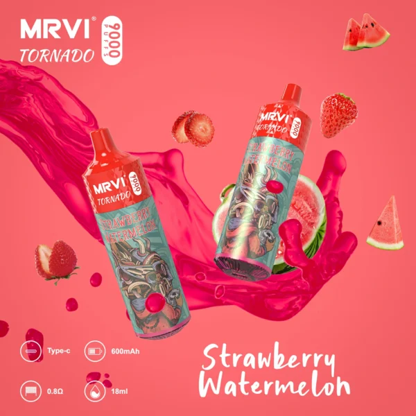 MRVI Tornado 9000 Puffs 2% 3% 5% Vapes desechables recargables con bajo contenido de nicotina Compra a granel al por mayor - RiftVape - 4