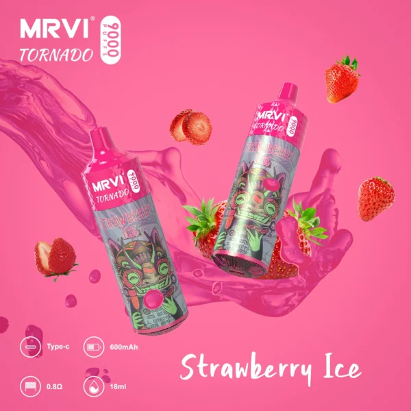MRVI Tornado 9000 Puffs 2% 3% 5% Vapes desechables recargables con bajo contenido de nicotina Compra a granel al por mayor - RiftVape - 6