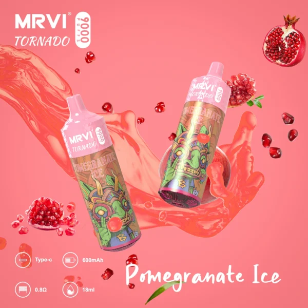 MRVI Tornado 9000 Puffs 2% 3% 5% Vapes desechables recargables con bajo contenido de nicotina Compra a granel al por mayor - RiftVape - 8