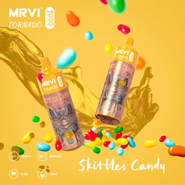 MRVI Tornado 9000 Puffs 2% 3% 5% Vapes desechables recargables con bajo contenido de nicotina Compra a granel al por mayor - RiftVape - 10