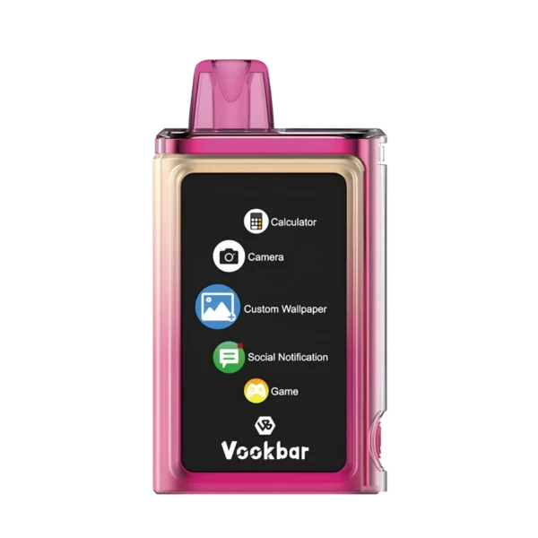 Vookbar Cyber Pro 30000 Puffs Dual Mesh Touch Screen 0% 2% 3% 5% Low Nicotine Rechargeable Disposable Vapes Pen Bulk Buy Wholesale - RiftVape - 5