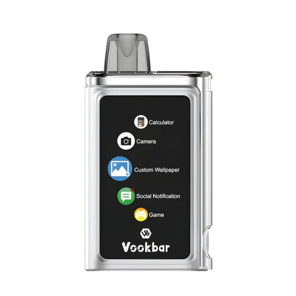 Vookbar Cyber Pro 30000 Puffs Dual Mesh Touch Screen 0% 2% 3% 5% Low Nicotine Rechargeable Disposable Vapes Pen Bulk Buy Wholesale - RiftVape - 2