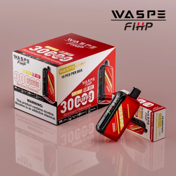 WASPE FIHP 30000 Puffs Dual Mesh 0% 2% 5% LED Display Low Nicotine Rechargeable Disposable Vapes Pen Bulk Buy Wholesale - RiftVape - 9