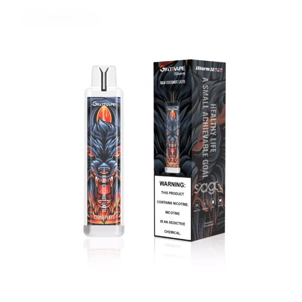 Grativape iStorm 12000 Puffs 0% 2% 3% 5% Nízkonikotínové dobíjacie jednorazové vapes pero Hromadný nákup – RiftVape – 11