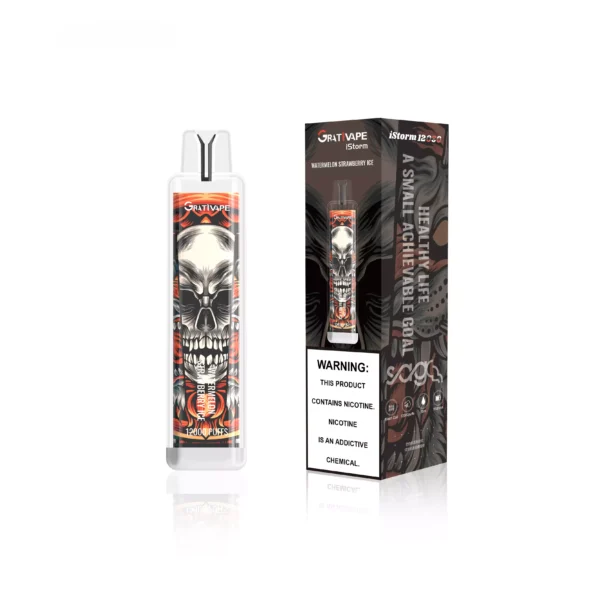 Grativape iStorm 12000 Puffs 0% 2% 3% 5% Nízkonikotínové dobíjacie jednorazové vapes pero Hromadný nákup – RiftVape – 3