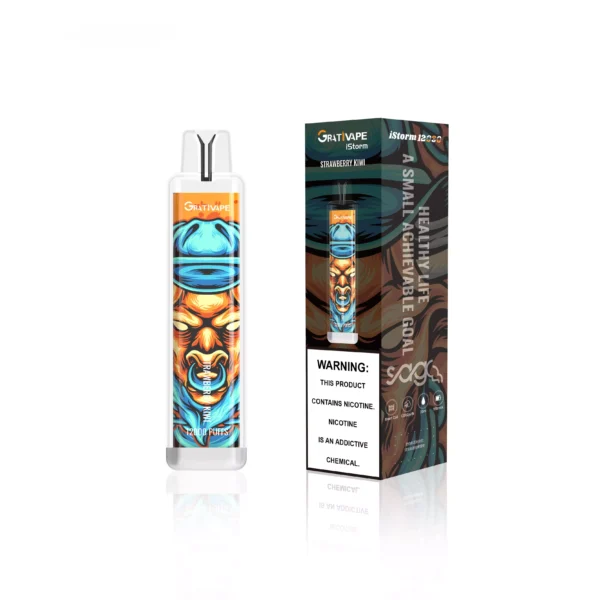 Grativape iStorm 12000 Puffs 0% 2% 3% 5% Nízkonikotínové dobíjacie jednorazové vapes pero Hromadný nákup – RiftVape – 4