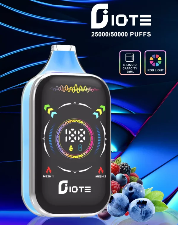 IQTE 50000 Puffs Dual Mesh RGB pilnekrāna 0% 2% 5% ar zemu nikotīna saturu, atkārtoti uzlādējama vienreizēja Vapes pildspalva lielapjoma pirkšana vairumtirdzniecība — RiftVape — 7